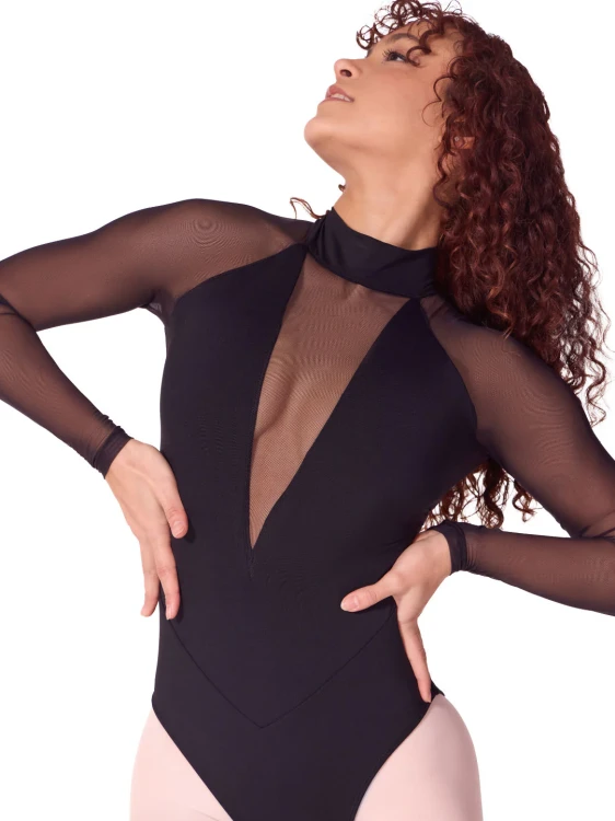 Capezio_Soft_Elegance_Long_Sleeve_Mesh_Leotard_Black_EL109W_1.webp