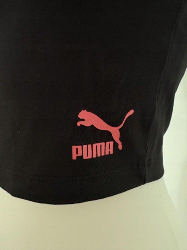 Top Puma Asymmetric Bandeau czarny r.M
