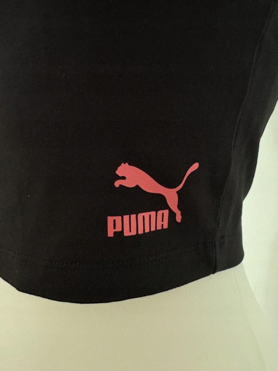 Top Puma Asymmetric Bandeau czarny r.M