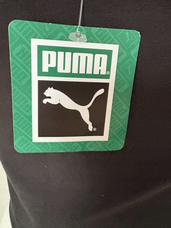 Top Puma Asymmetric Bandeau czarny r.M